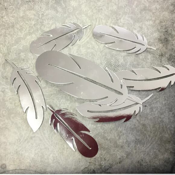 Lot Of 8 Crafters Square Silver Leaf Foil Stickers - 96 Total Pieces - Picture 4 of 4